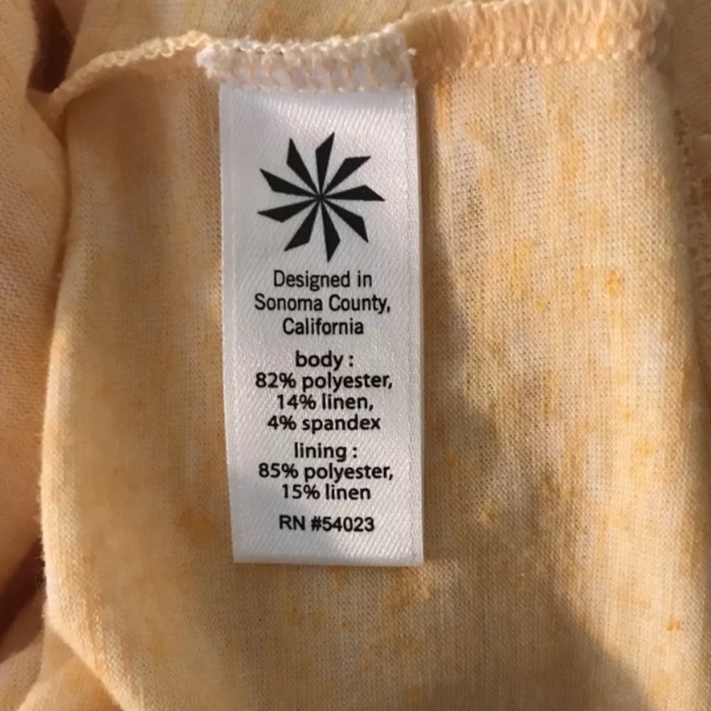 SOLD Athleta Vida Tiger Lilly Orange Short Dress - Picture 7 of 8